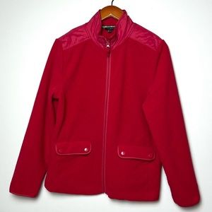 Talbots Quilted Fleece Jacket